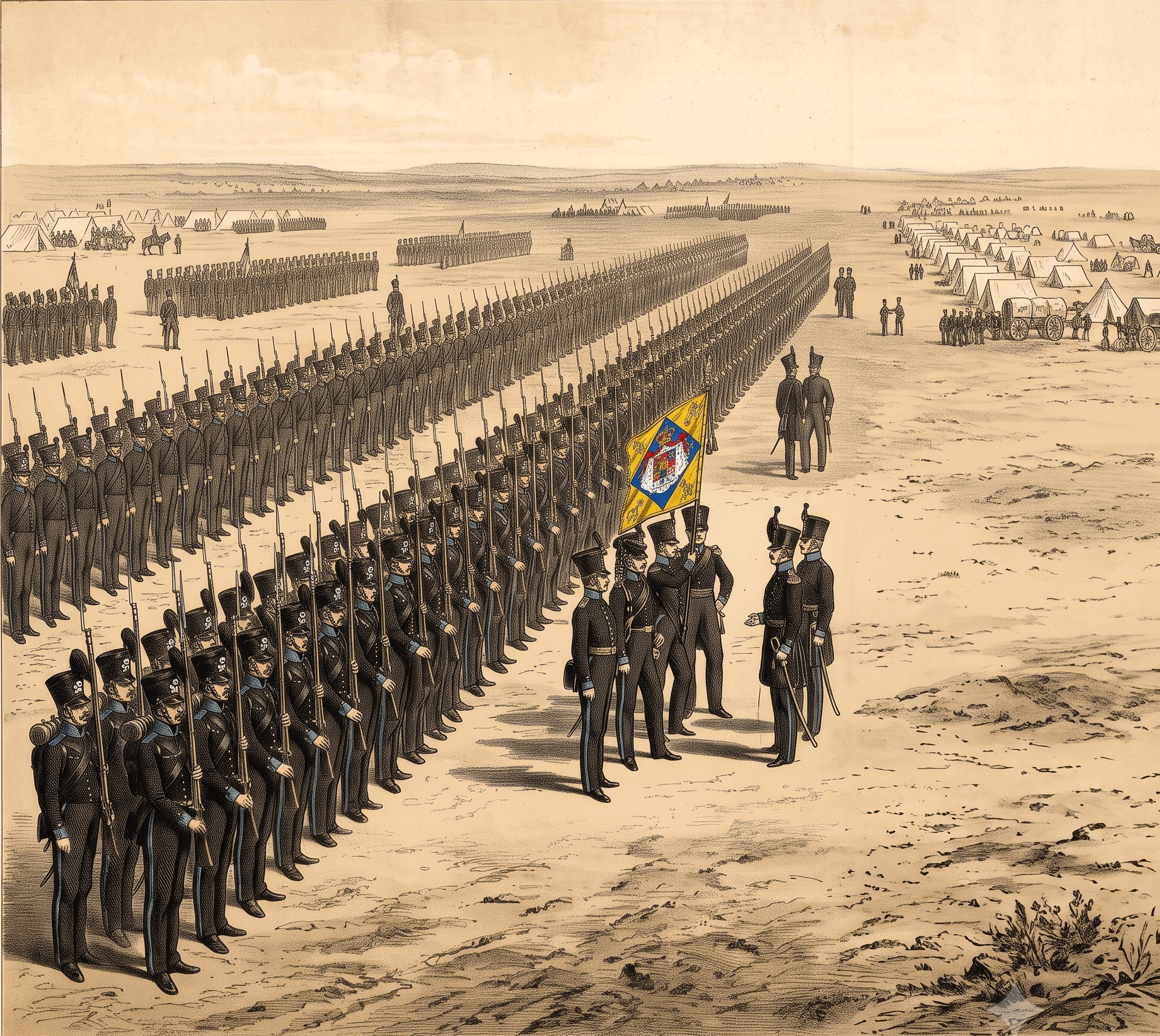 Historical units of the Nr.1 Schwarzes Braunschweiger Schar regiment in Mount & Blade Warband Napoleonic Wars